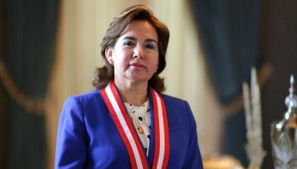 Elvia Barrios, presidenta del Poder Judicial, dijo que cada autoridad deberá responder si no acata una resolución. (Foto: Nancy Chappell)