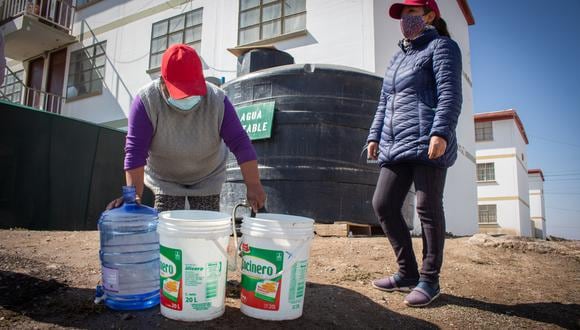 Los trabajadores de Cuajone siguen sin acceso al agua. (Foto: Southern Perú)