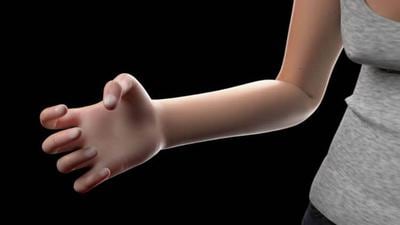 El humano en el año 3,000 podría tener la mano en forma de garra y el codo en un ángulo de 90 grados. (Foto: TollFreeForwarding)