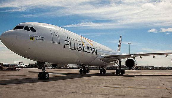 Aerolínea Plus Ultra realiza vuelos directos Lima-Madrid