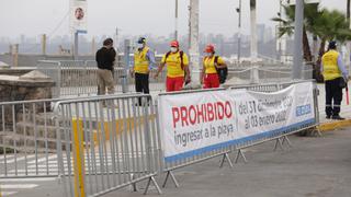 COVID-19: estas son las playas de Lima y Callao que permanecerán cerradas hoy y mañana 