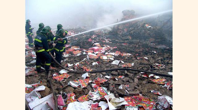 En enero del 2005 hubo 25 muertos en el distrito chino de Xiangfen (norte). En agosto del 2003 hubo 20 muertos en una fábrica ilegal de Shadi, en el sureste del país y en enero de 1998 hubo 40 muertos y casi un centenar de heridos en Tangshan (norte). (Fo