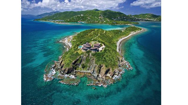 Buck Islands. Ubicada a solo unos minutos en bote de Tortola, en las Islas Vírgenes Británicas, esta propiedad de 44 hectáreas incluye siete habitaciones entre las diferentes cabañas. El precio es negociable. (Foto: businessinsider)