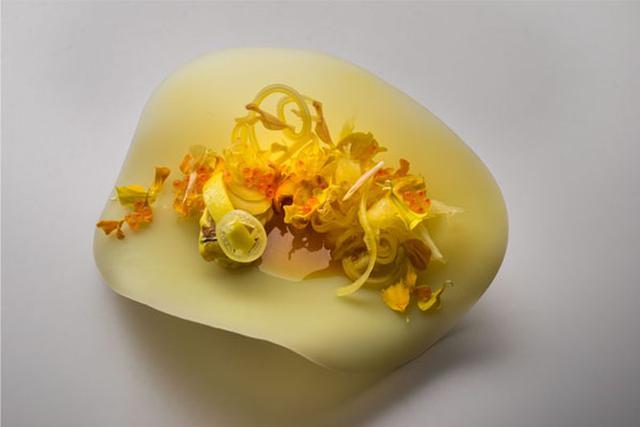 21. Restaurante "Alinea" en Chicago (Estados Unidos). Flavors of Yellow (Foto: Matthew Gilson)