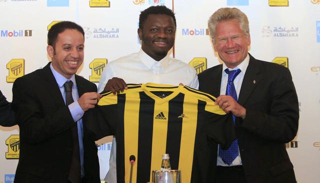 Sulley Muntari |Luego de destacar en algunos equipos italianos como AC Milán o Inter, Sulley Muntari decidió irse este año a Ittihad de Arabia Saudita. El crack puede costar casi 2 millones de dólares, estima Transfermarkt.es. (AFP)