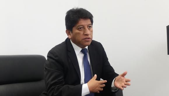 Josué Gutiérrez señala que no tendría ningún problema en que el Congreso lidere la reforma del sistema de justicia. Foto: Jesús Saucedo
