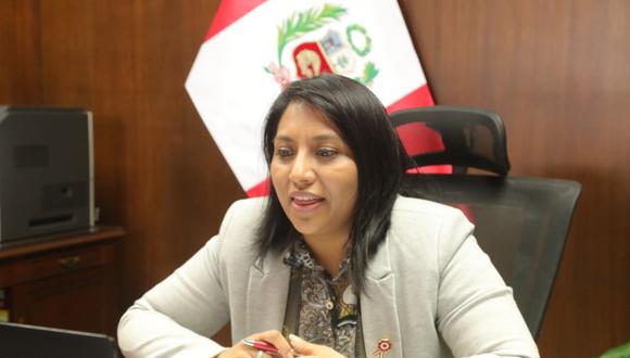 La ministra de Justicia y Derechos Humanos, Ana Neyra. (Foto: Twitter/MinjusDH_Peru)