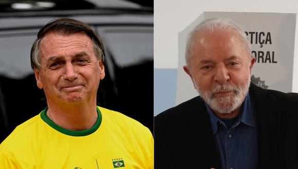 Lula da Silva (derecha) y Jair Bolsonaro se disputarán la Presidencia de Brasil el próximo 30 de octubre. (Foto: Fernando Bizerra | Mauro Pimentel | AFP)