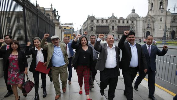 La bancada del Frente Amplio también impulsará una moción de vacancia contra Martín Vizcarra. (Foto: Anthony Niño de Guzmán / GEC)