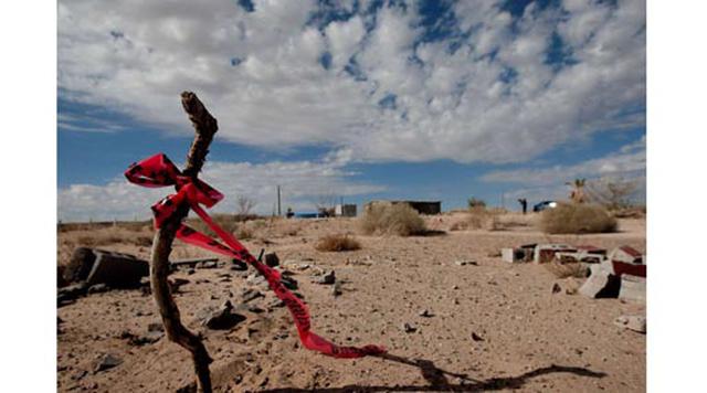 Juárez, México. Homicidios: 538 . Población: 1.347.165. Tasa de homicidios: 39.94. Imagen un de una de las tres fosas comunes que encontró la Unidad Especial de Investigación de Personas Desaparecidas del fiscal general en Ciudad Juárez.