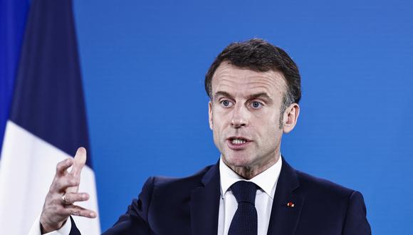 El presidente de Francia, Emmanuel Macron. (Foto: AFP)
