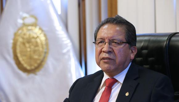 Pablo Sánchez asume el cargo por ser el fiscal supremo con más antigüedad. (Foto: Andina)