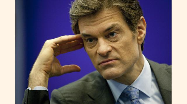 Dr. Oz: Es otro médico que saltó a la fama por sus apariciones en el programa de Oprah Winfrey. Es un cirujano cardiotorácico que conduce un programa de televisión y escribe libros. Tiene un patrimonio neto de US$ 14 millones. (Foto: Bloomberg)