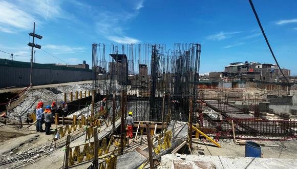 Las obras del Hospital El Progreso de Chimbote continúan de acuerdo a plazo de ejecución contractual. (Foto: Pronis)