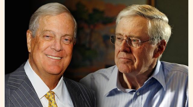 Familia Koch. Son propietarios de Koch Industries desde que lo heredaron, han aumentado en 2,600 veces su volumen. Su patrimonio es de US$ 89,000 millones. (Foto: MegarRicos)