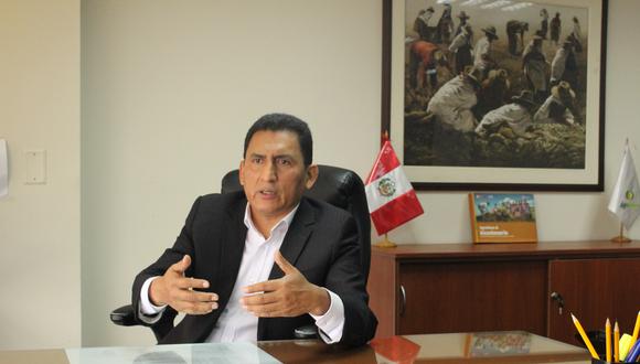 César Quispe, presidente de Agrobanco, plantea que una parte de las garantías no subastadas en el FAE-Agro pasen a la entidad. Créditos: Difusión