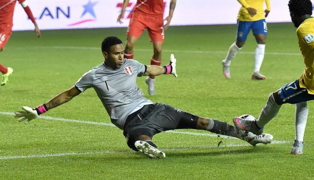 Pedro Gallese |En el arco nacional estaría Pedro Gallese, quien viene realizando un buen torneo. Las atajadas de este guardameta están valorizadas en más de 600 mil dólares. (AFP)
