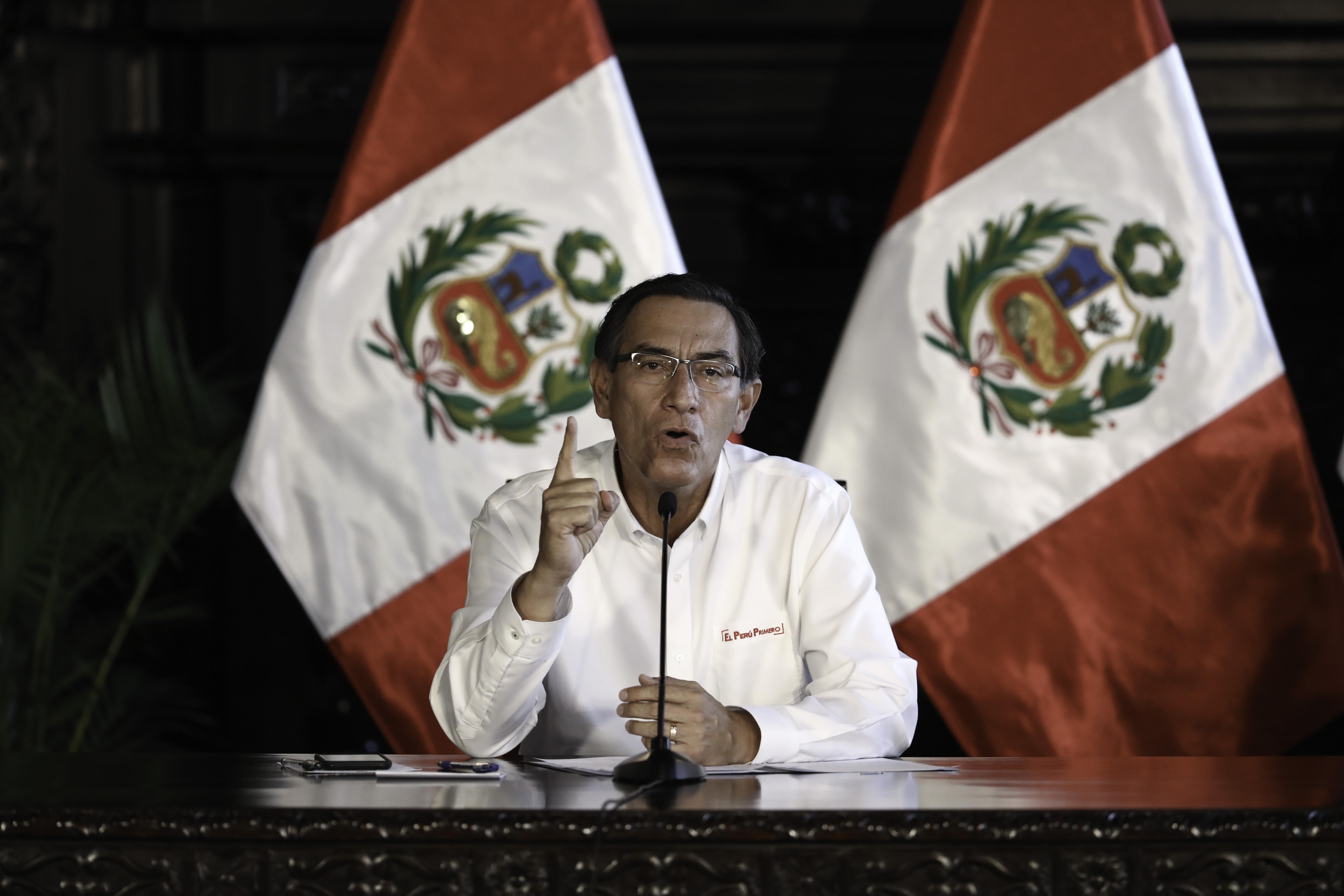 Asimismo, Vizcarra lamentó el fallecimiento de las 5 personas a consecuencia por coronavirus. (Foto: Joel Alonzo/GEC)