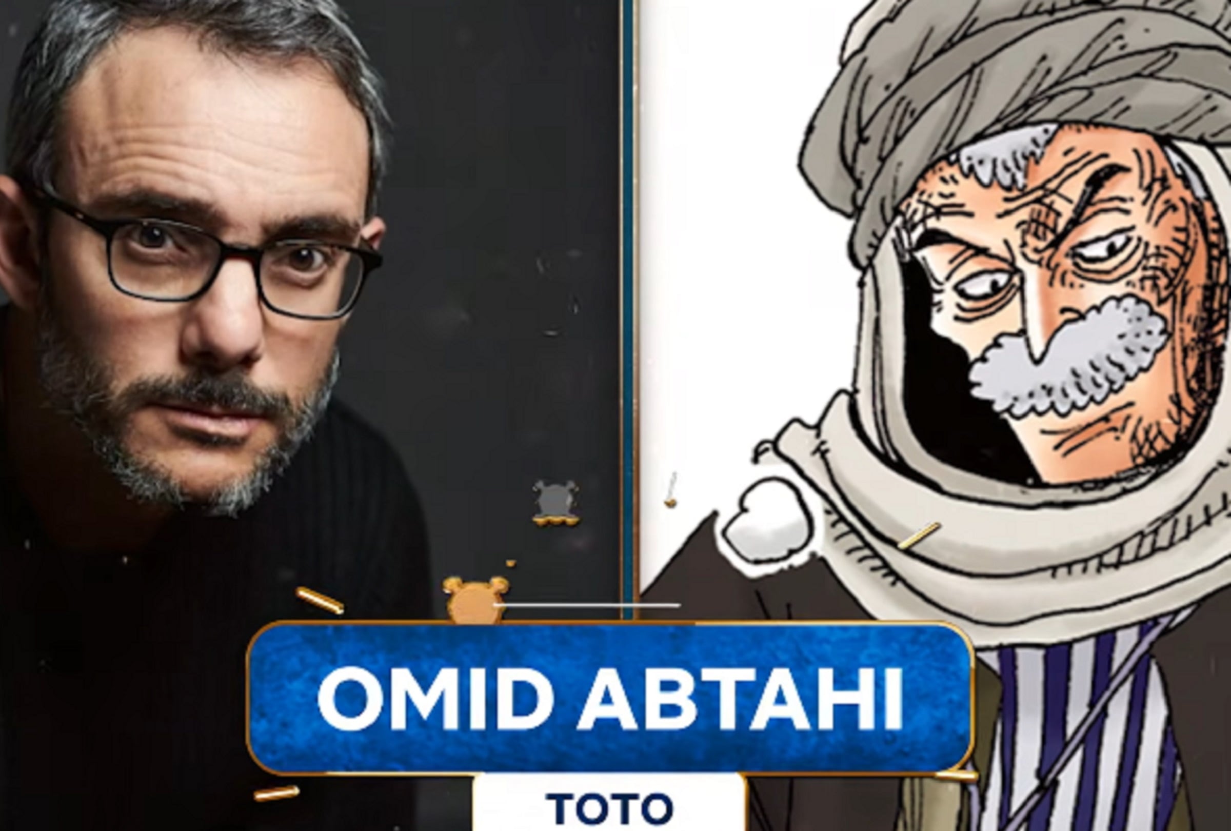 Omid Abtahi es el encargado de interpretar a Toto en la tercera temporada de "One Piece", que se estrenará en algún momento del 2027 (Foto: Netflix)