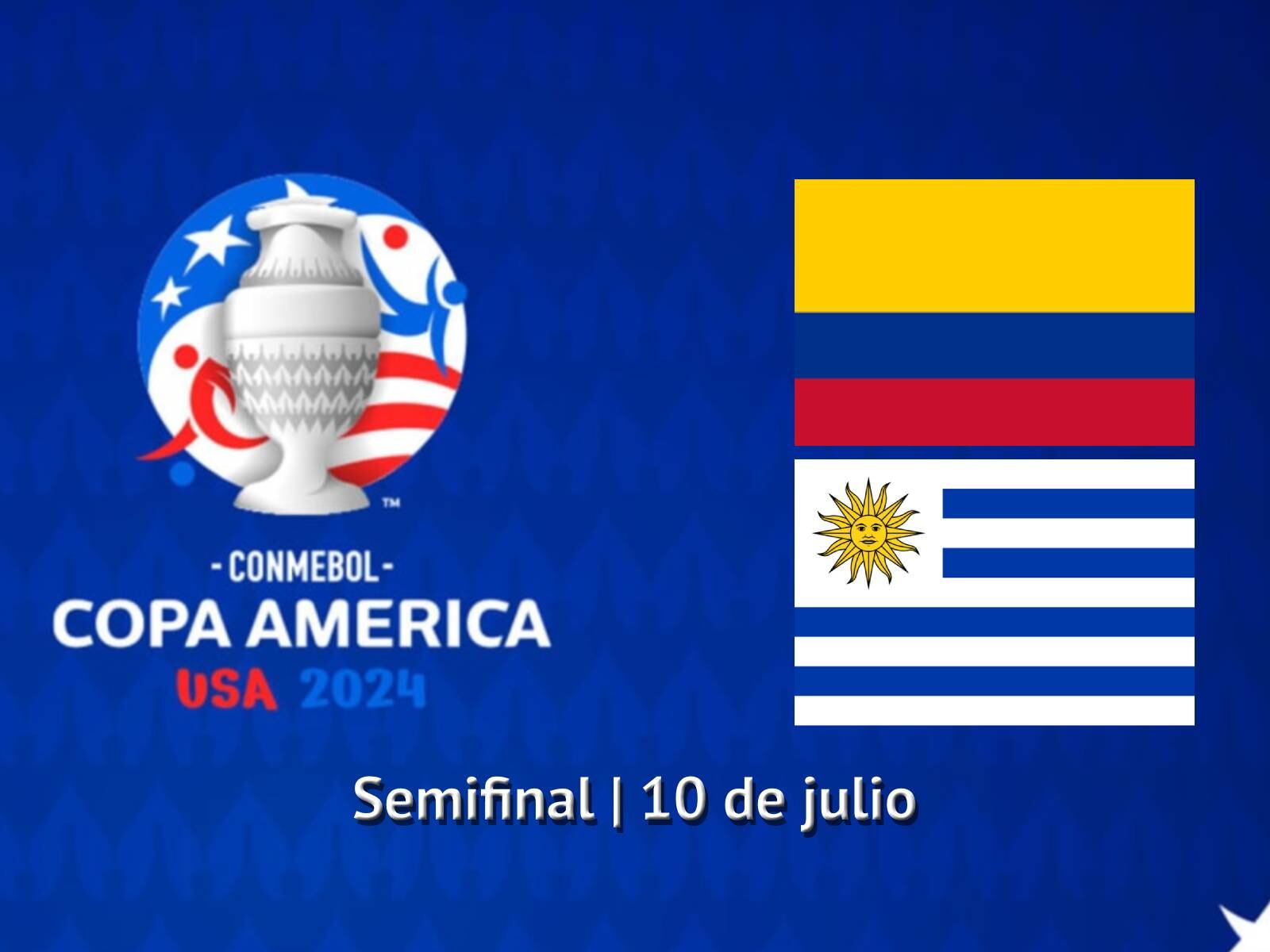 Cobertura exclusiva de Deportes RCN Televisión para mirar el partido Colombia-Uruguay por la semifinal de la Copa América 2024 desde la ciudad de Charlotte, Carolina del Norte (Foto: Composición Mix)
