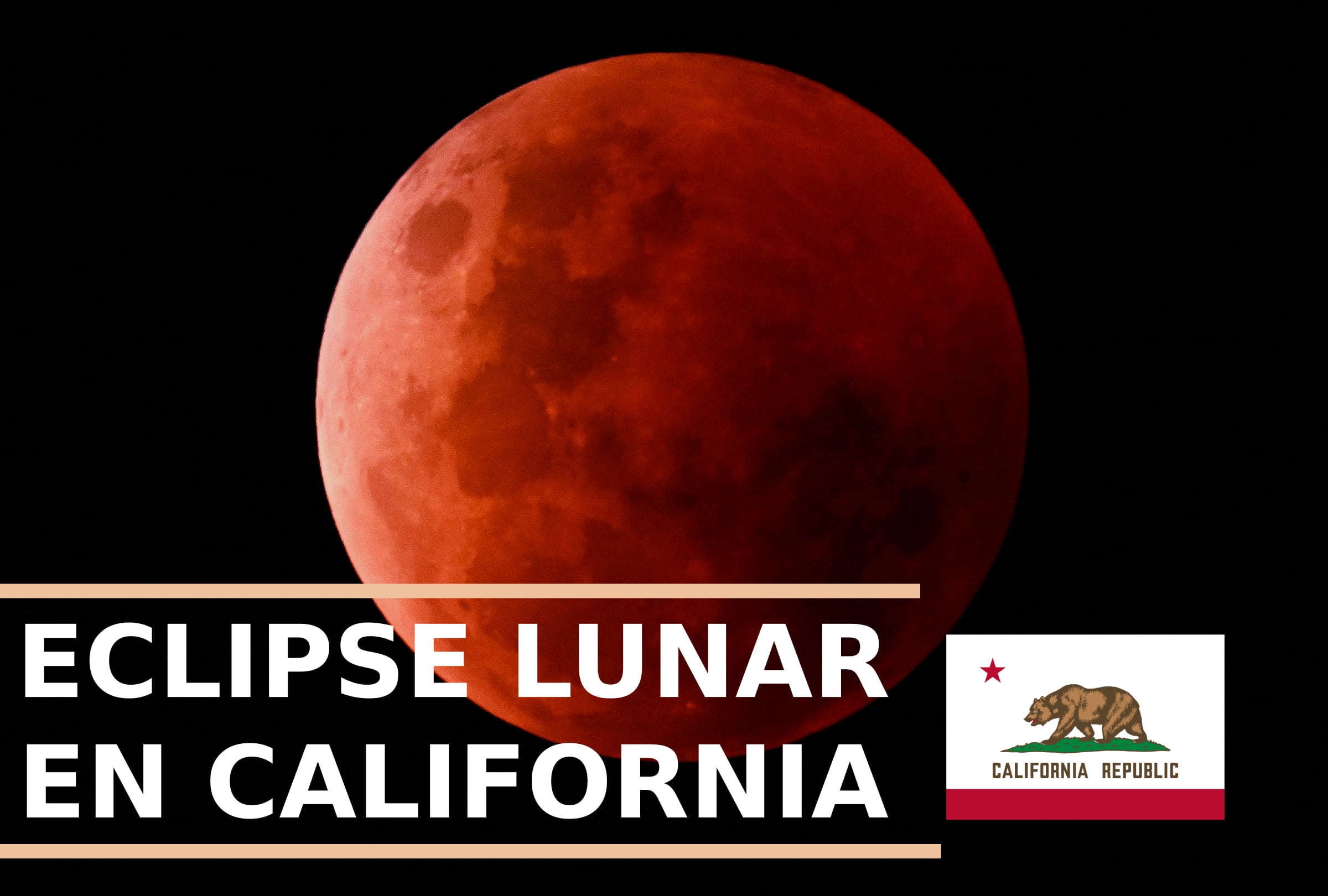 LOS ÁNGELES, CALIFORNIA (ESTADOS UNIDOS),- Eclipse lunar total 3 de marzo 2026 en California: horarios, cuándo ver la Luna de Sangre y mejores lugares para observarla en vivo de madrugada. FOTO DE WILLIAM WEST PARA AFP