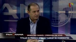 Daniel Córdova ofreció 'cabeza' de viceministro para finalizar huelga de pescadores