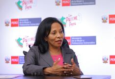 Ministra Hernández fija su posición sobre fusionar el Ministerio de la Mujer