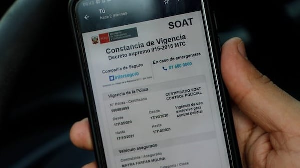 Transporte interprovincial: Cómo verificar si el vehículo en el que viajarás cuenta con SOAT y CITV vigente. (Foto: MTC)