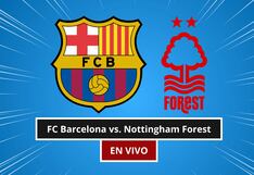 ¿Dónde ver FC Barcelona vs. Nottingham Forest EN VIVO EN DIRECTO por amistoso 2026?