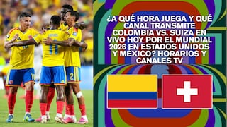 ¿A qué hora juega y qué canal transmite Colombia vs. Suiza por el Mundial 2026 en Estados Unidos y México?