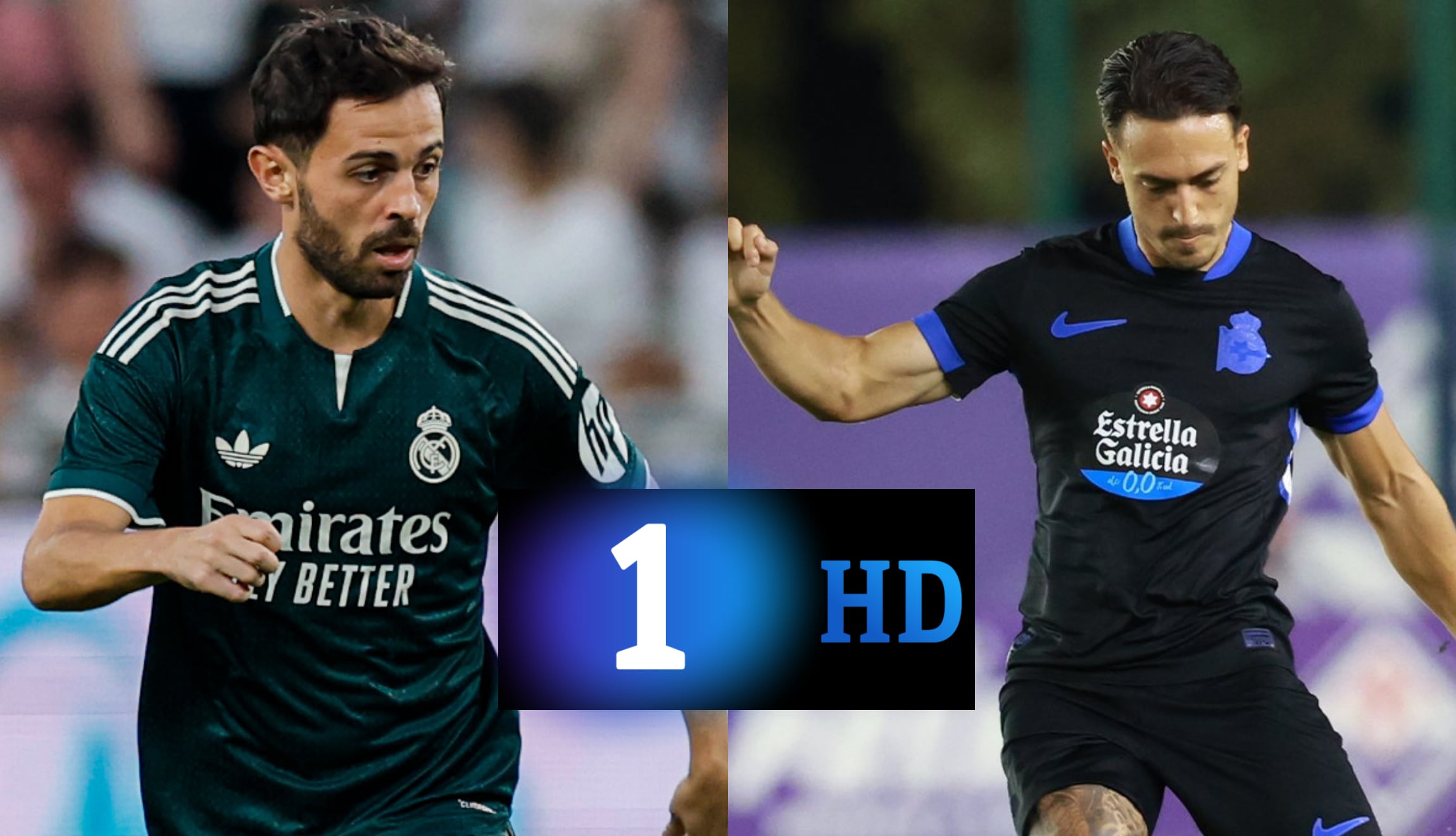 Retransmisión de La 1 TVE y RTVE Play en directo para ver Real Madrid vs. Deportivo La Coruña, este miércoles 12 de agosto, por el Trofeo Teresa Herrera 2026. (Foto: Imagen creada por Gestión Mix)