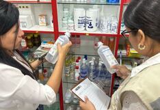 Indecopi fiscaliza farmacias y boticas para garantizar información sobre sueros fisiológicos