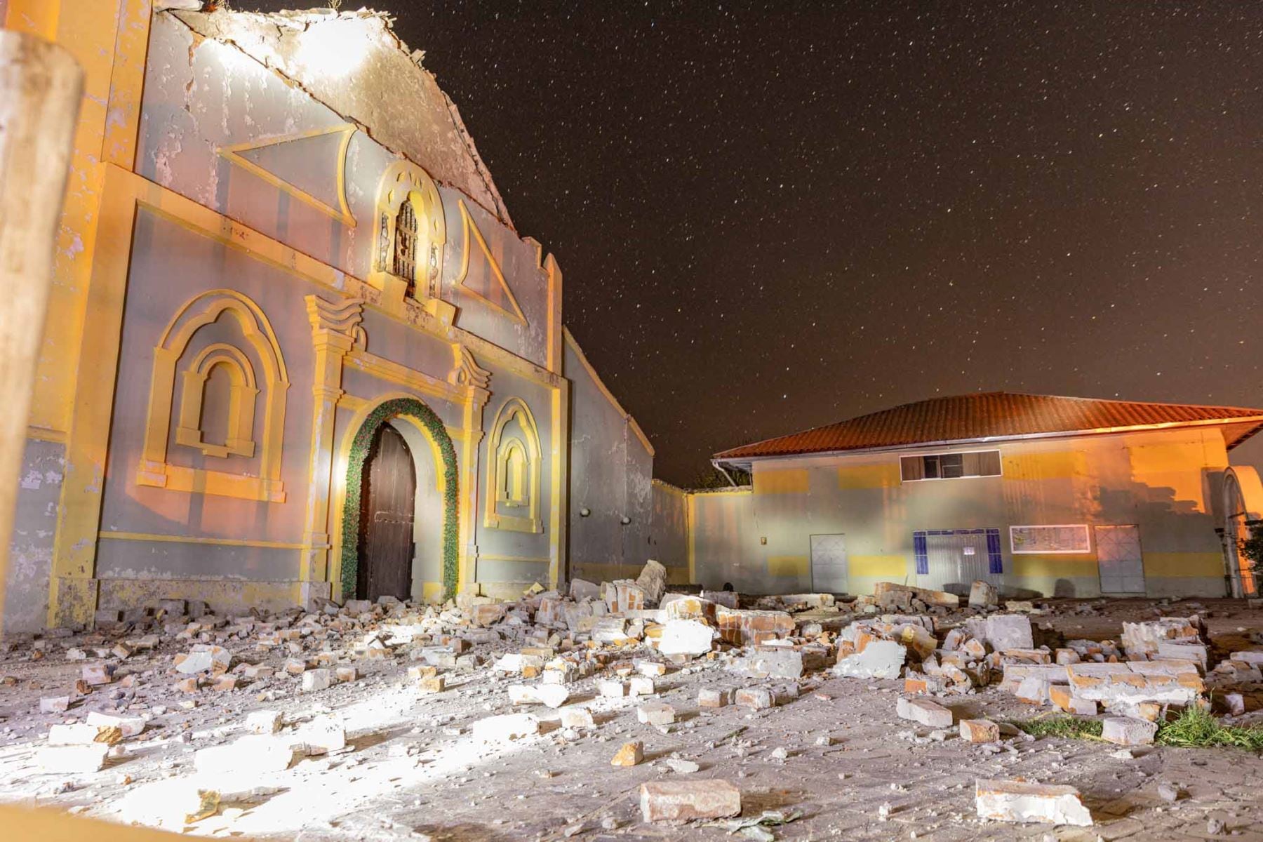 Sismo en Junín. (Foto: Difusión)