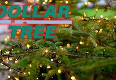 Cómo es el “árbol de Navidad” de US$3 que puedes comprar en las tiendas de Dollar Tree