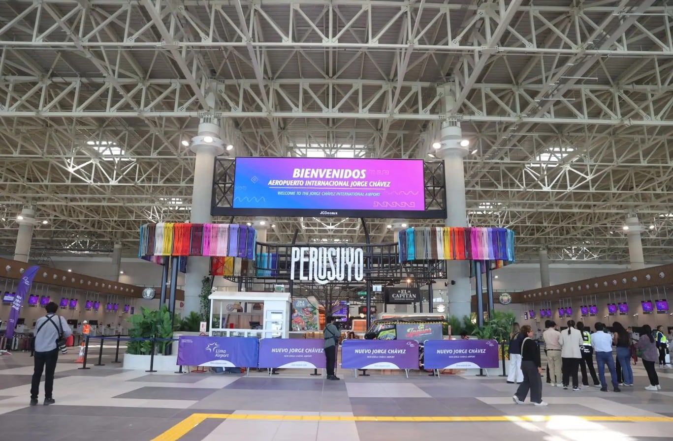 Lima Airport Partners (LAP) colocó US$ 35.6 millones en inversiones directas para la ampliación del Aeropuerto Internacional Jorge Chávez. (Foto Andina)