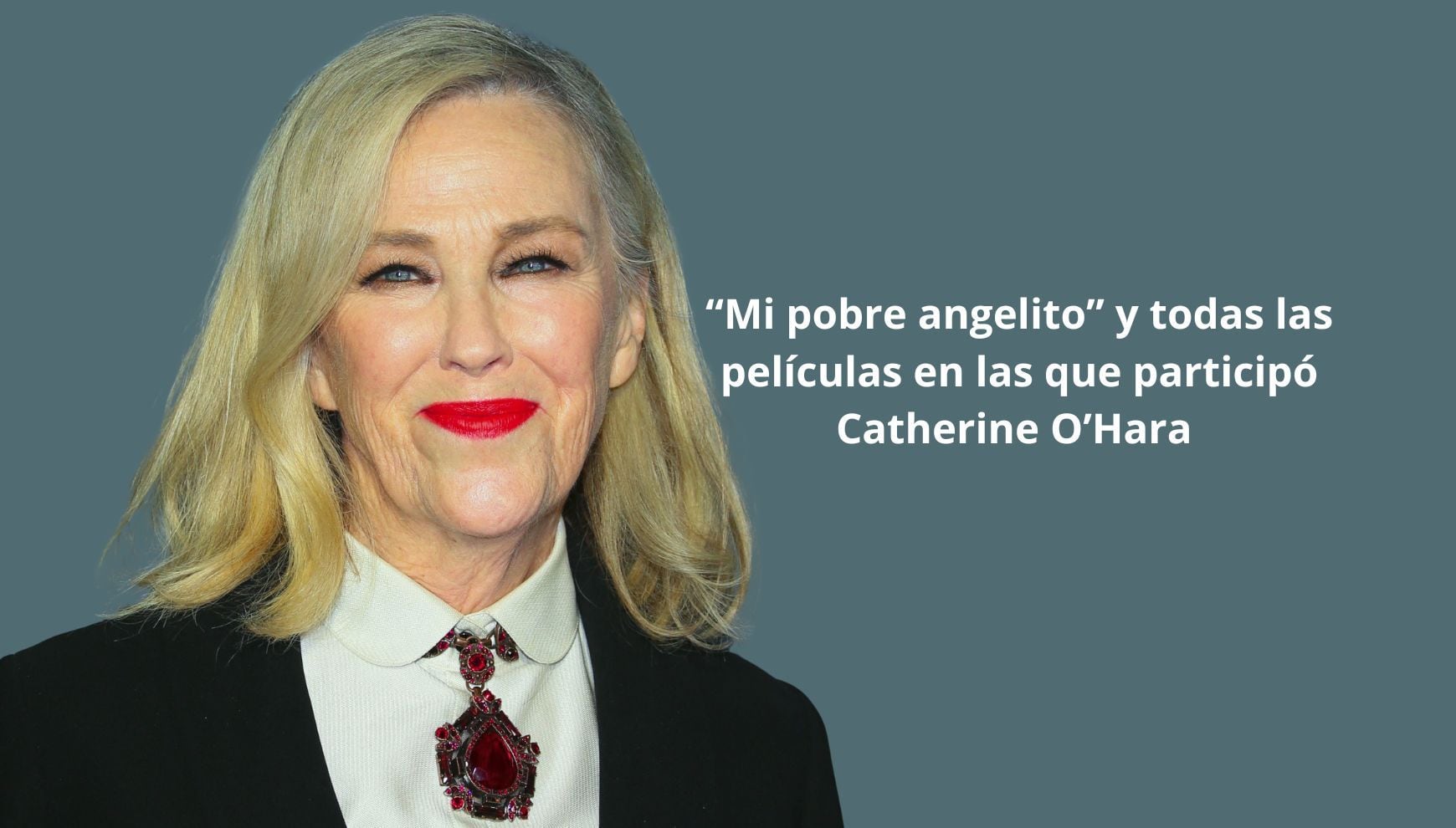 Catherine O’Hara no solamente dejó huella en "Mi pobre angelito", también en otros filmes que conquistaron a la audiencia (Foto: AFP)