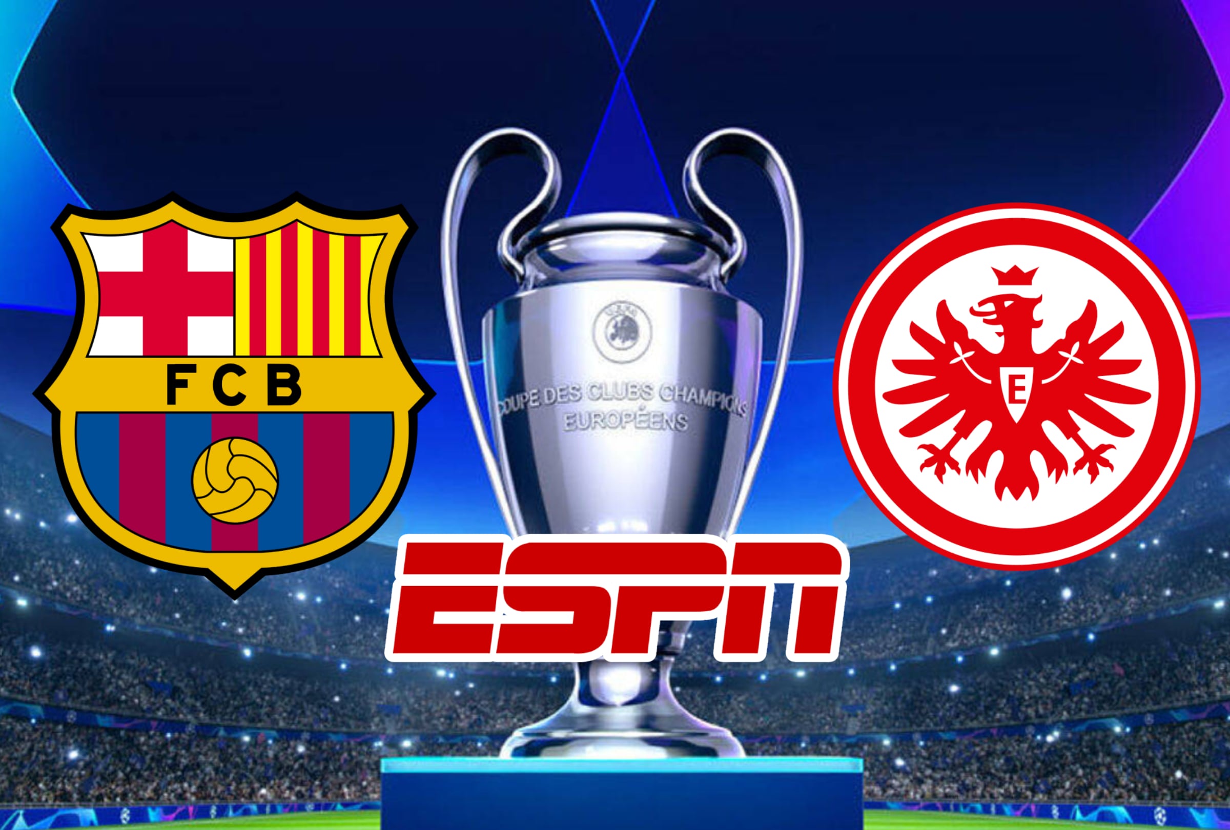 BARCELONA, CATALUNYA (ESPAÑA), 09/12/2025.- Cobertura oficial de ESPN EN VIVO ONLINE para ver el partido entre FC Barcelona y Eintracht Frankfurt por la fecha 6 de la UEFA Champions League. FOTO DE NOÉ YACTAYO PARA GESTIÓN MIX