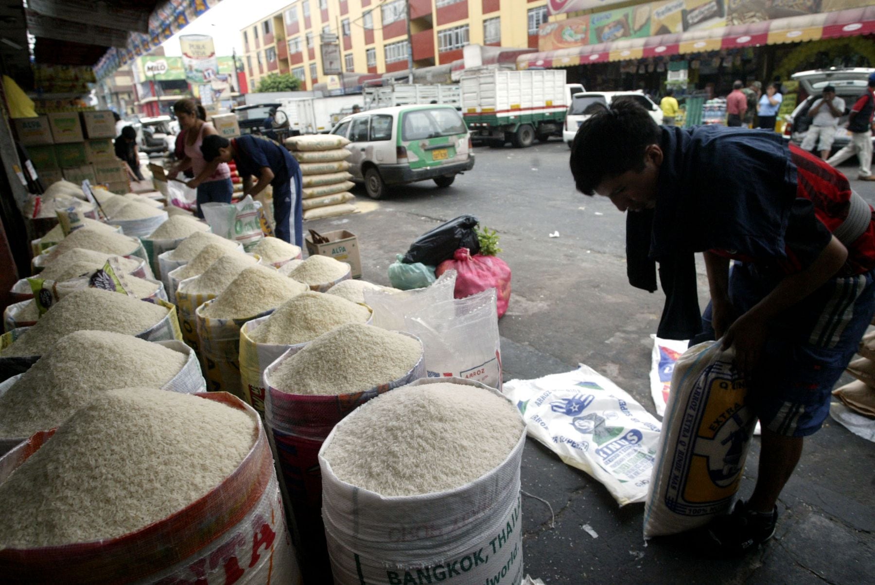 Productores de arroz resisten entre deudas y precios bajos. (Foro: Andina)