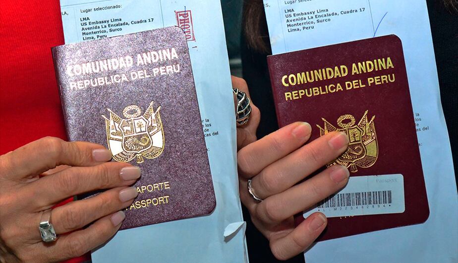 Pasaporte y formulario DS-160 entre los requisitos principales para la renovación del visado (Foto: Andina)