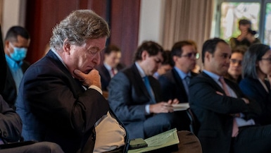 Billionaire Jaime Gilinski Attends A Grupo Sura Shareholders Meeting