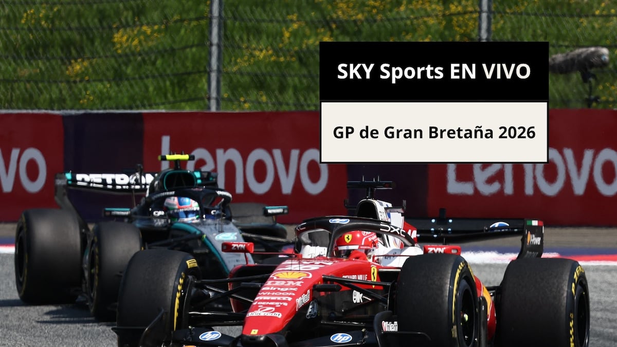 SKY Sports televisó la carrera del GP de Gran Bretaña 2026 (05/07/2026)