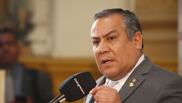 Gustavo Adrianzén respondió a cuestionaciones de la prensa (Foto: GEC)