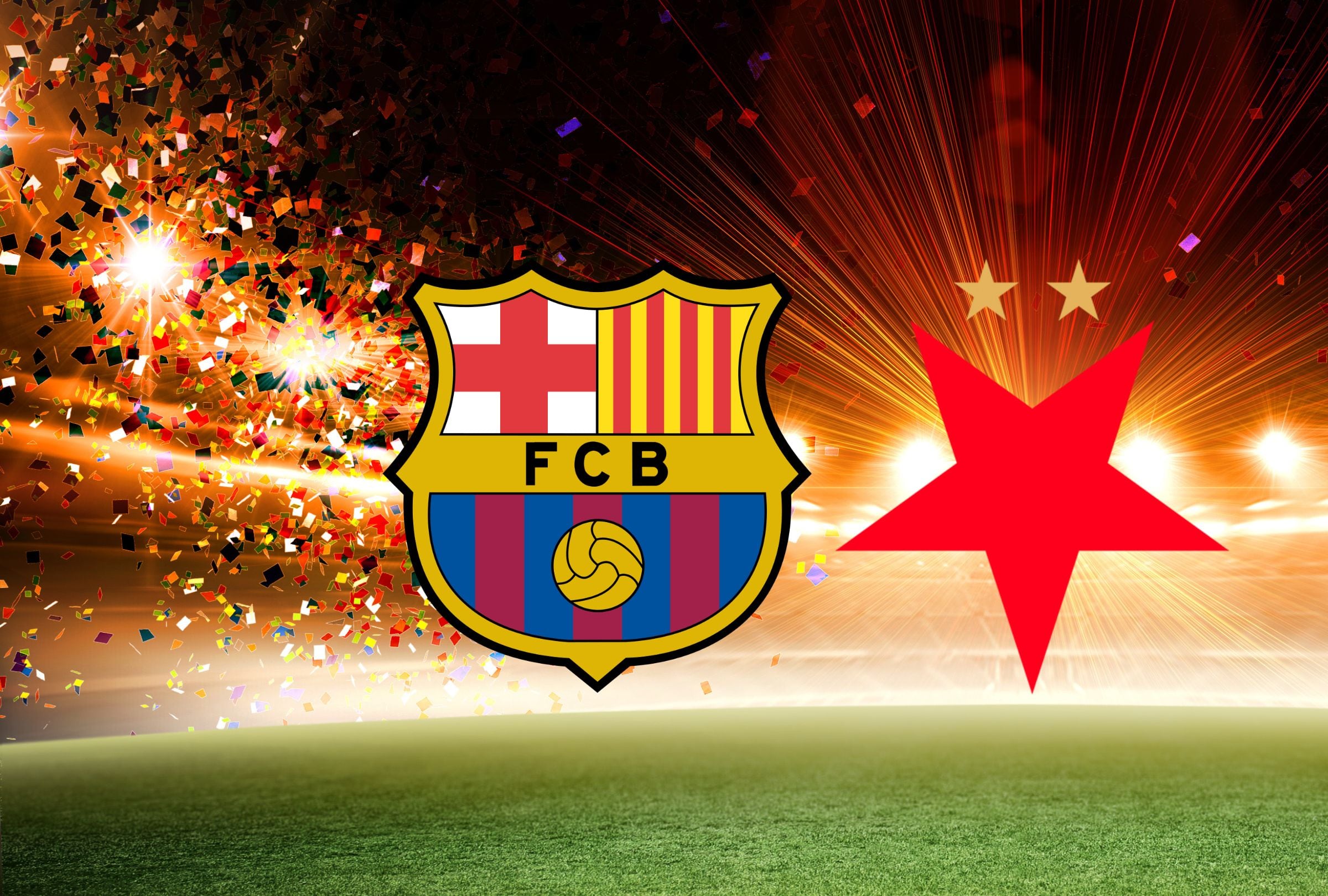 El partido FC Barcelona vs. Slavia Praga por la Champions League promete ser intenso de principio a fin. (Foto: Composición Gestión Mix)