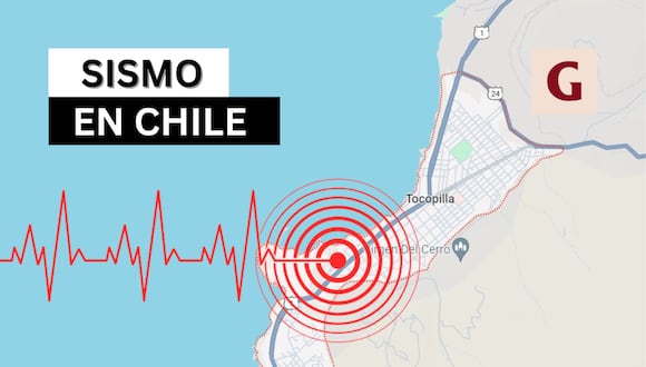 Un fuerte sismo se reportó en el oeste de Tocopilla, Chile. | Crédito: CSN
