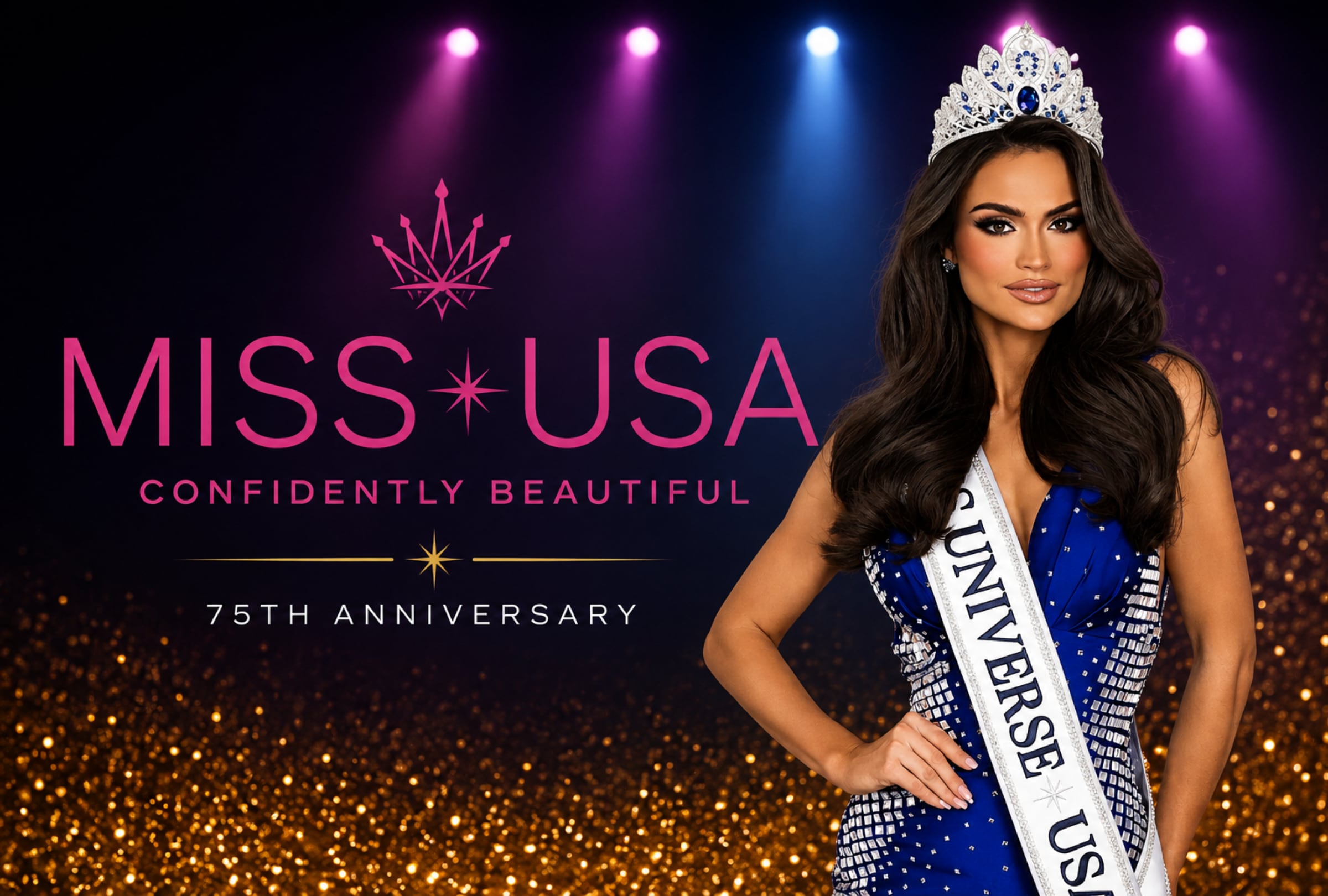 MIAMI, FLORIDA (ESTADOS UNIDOS), 27/08/2026.- Horario y transmisión de Miss USA 2026 EN VIVO hoy. Revisa a qué hora comienza en California, Florida y Texas y cómo ver la coronación. FOTO DE THENEXTMISSUSA.COM