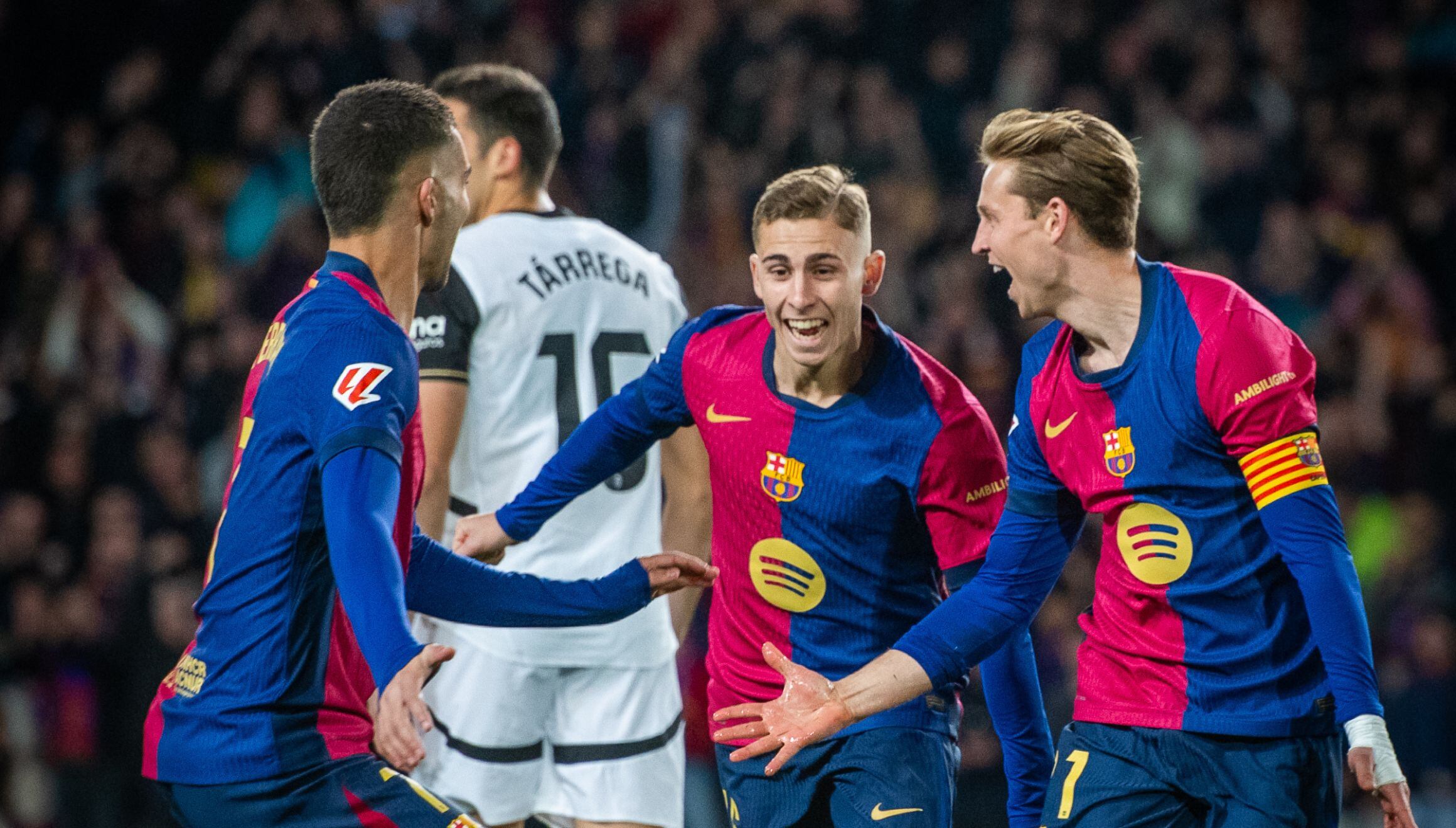 FC Barcelona fue una aplanadora contra Valencia en el Olímpico de Montjuic y le encajó siete goles en partido válido por la jornada 21 de LaLiga. | Crédito: fcbarcelona.es