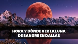 ◉ ¿A qué hora empieza y cómo ver el eclipse lunar parcial con la Luna de Sangre el 28 de agosto 2026 en Dallas?