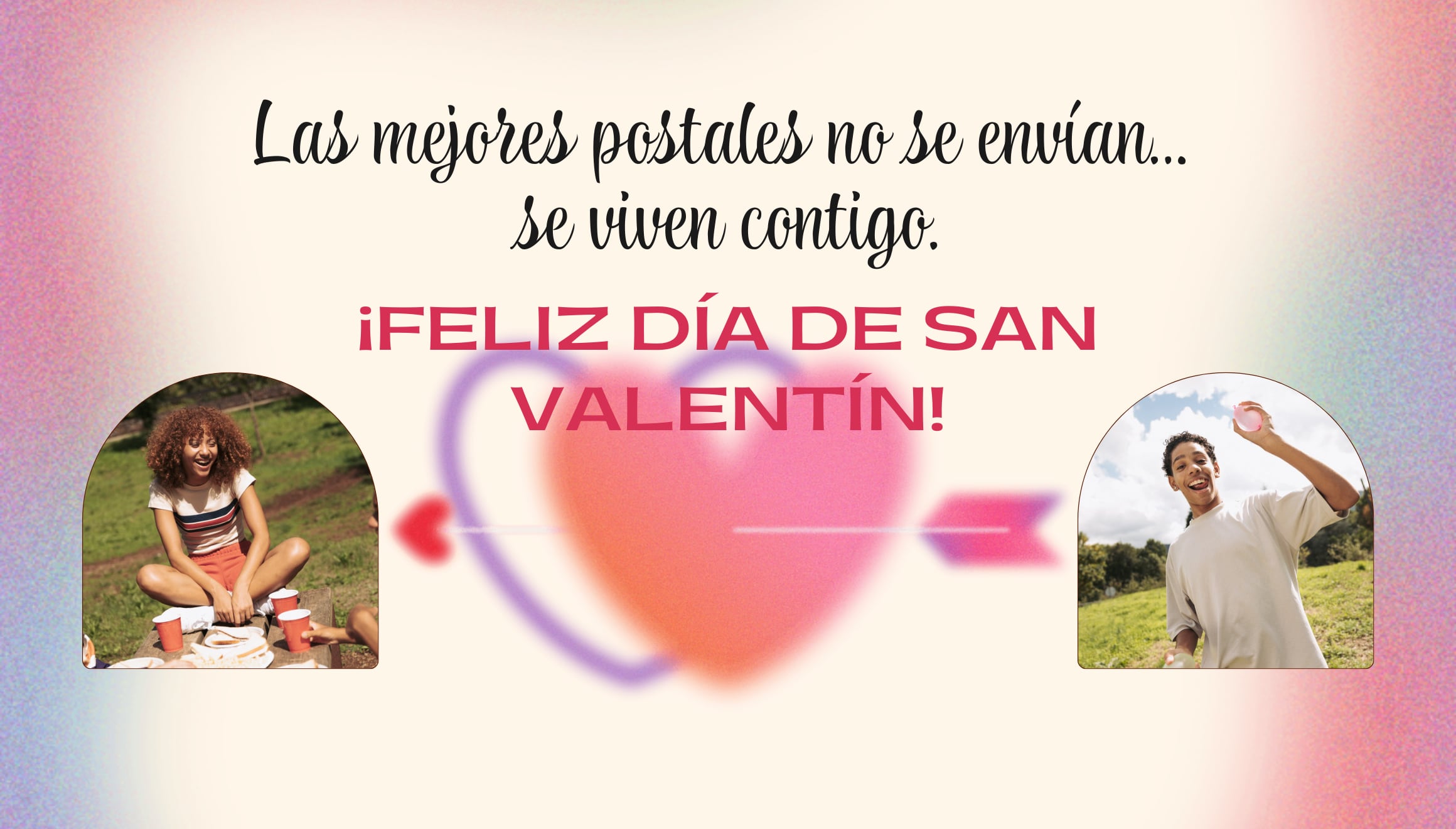 Las mejores postales no se envían... se viven contigo. | Crédito: canva.com / Composición Gestión Mix