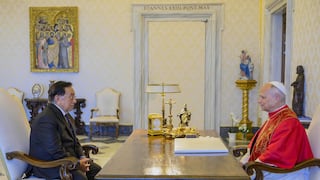 Así fue la reunión entre el papa León XIV y el presidente José Balcázar