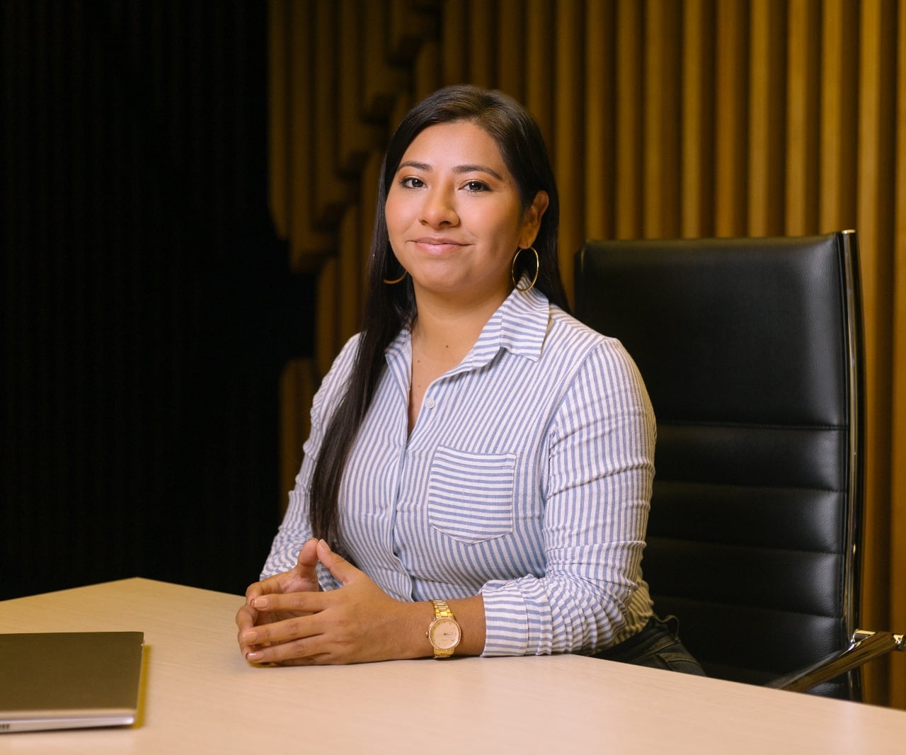 Stephanie Quispe, gerente general de Peruvian Fashion Tex.